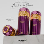 Kit 3 Perfumes Spray Mawwal Alkawn Unissex 250ml