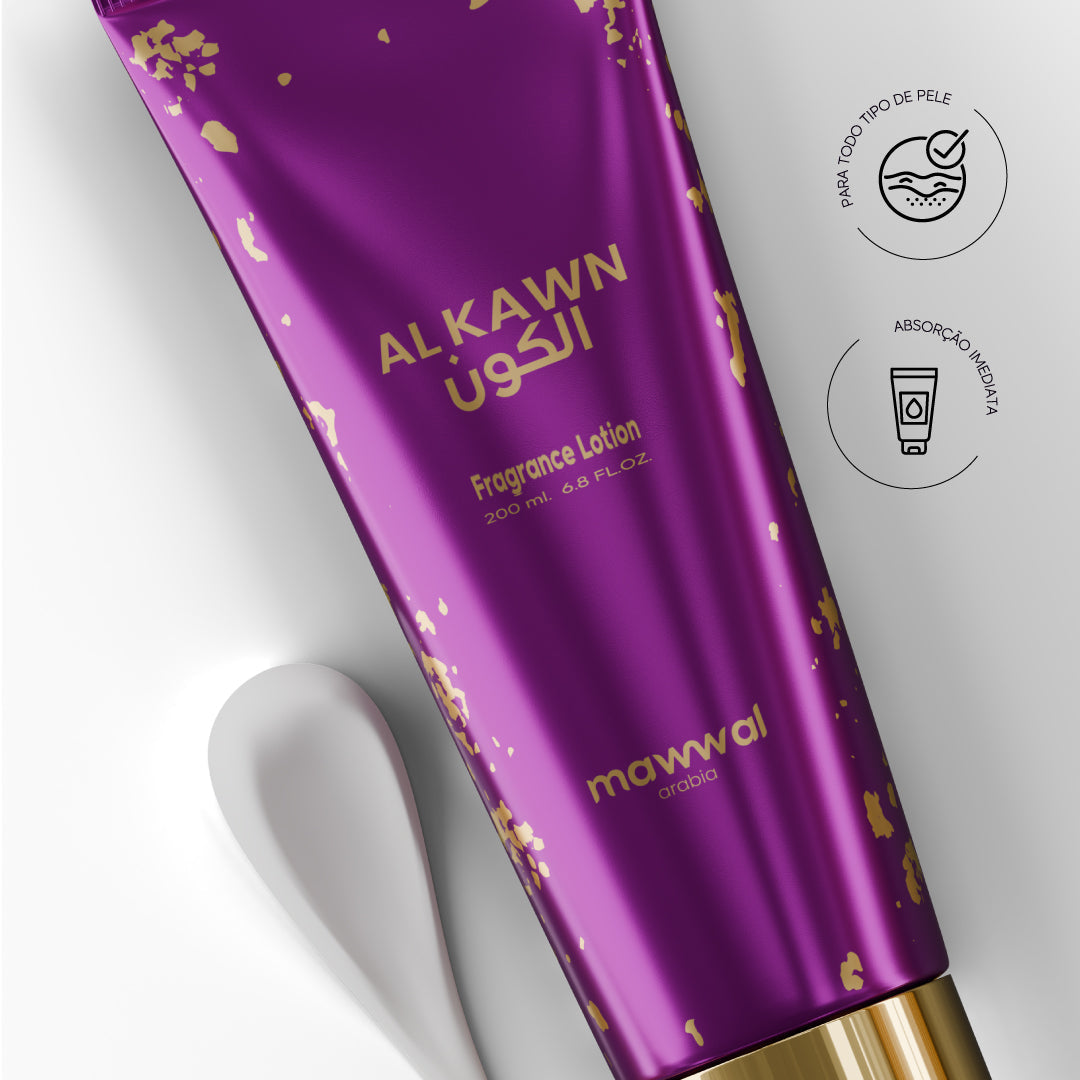 Kit Unissex Alkawn Mawwal Arábia – Hidratante Corporal e Spray
