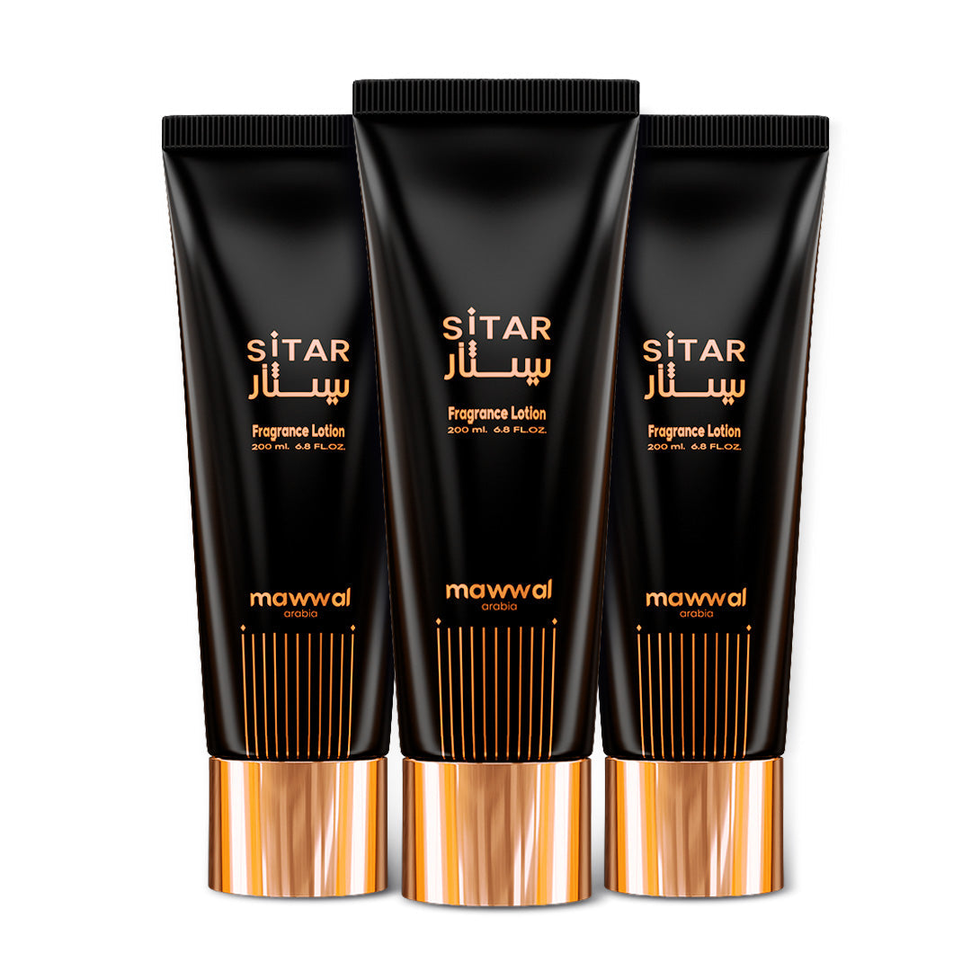 Kit 3 Cremes Hidratantes Mawwal Sitar Feminino 200ml