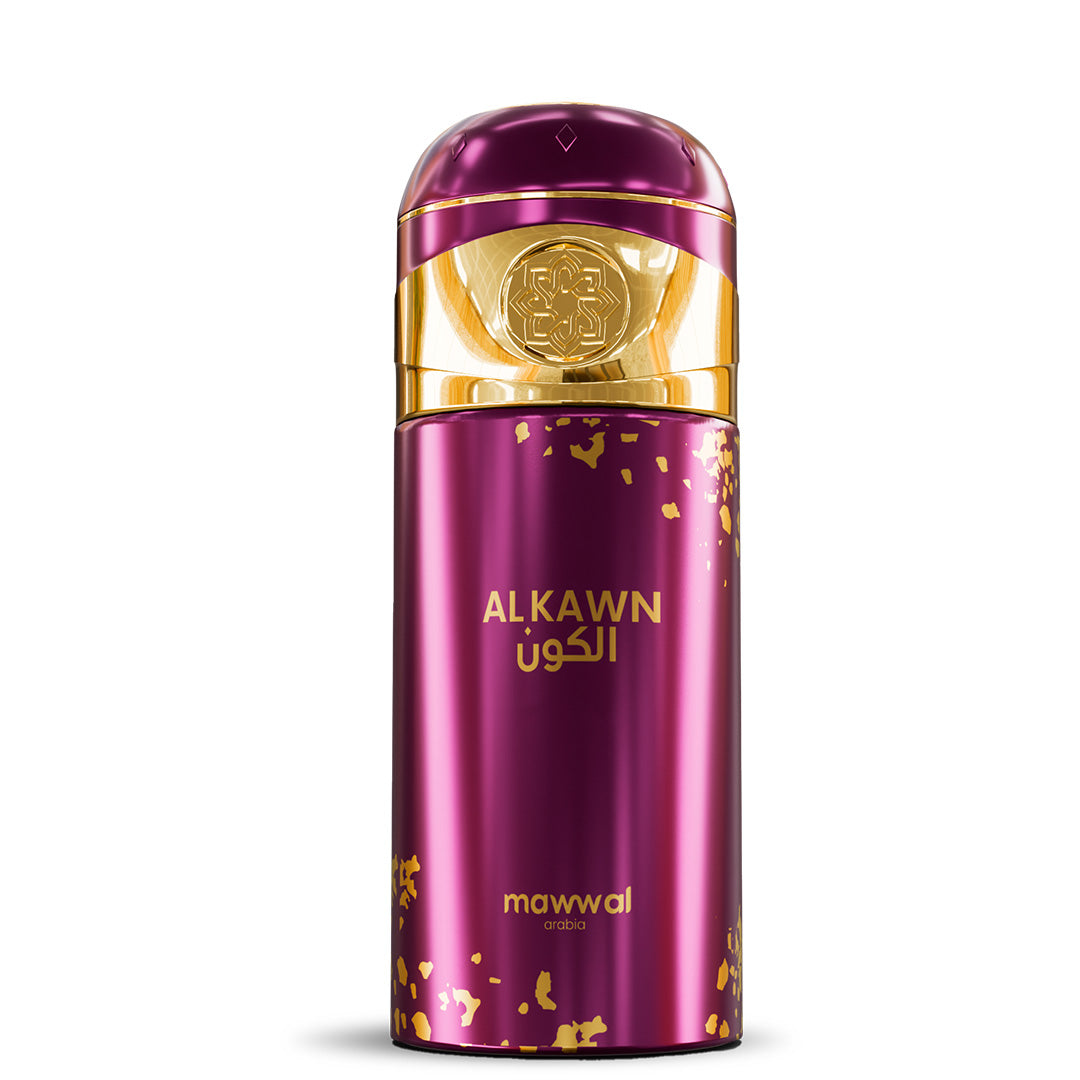 Kit Unissex Alkawn Mawwal Arábia – Perfume, Hidratante Corporal e Spray